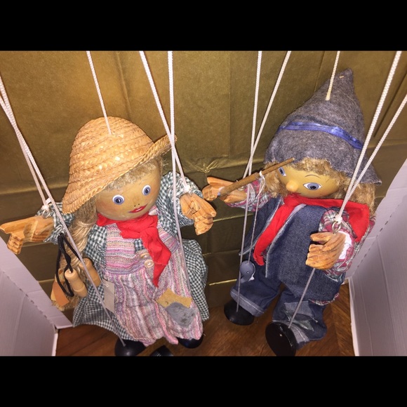 Marionettes Vintage Country Boy & Girl/ Puppets; Price FIRM - Picture 8 of 8